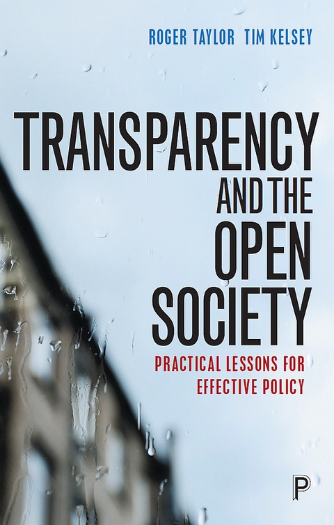 Cover image for book Transparency and the open society