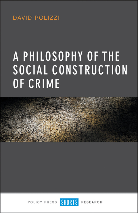 Cover image for book A philosophy of the social construction of crime
