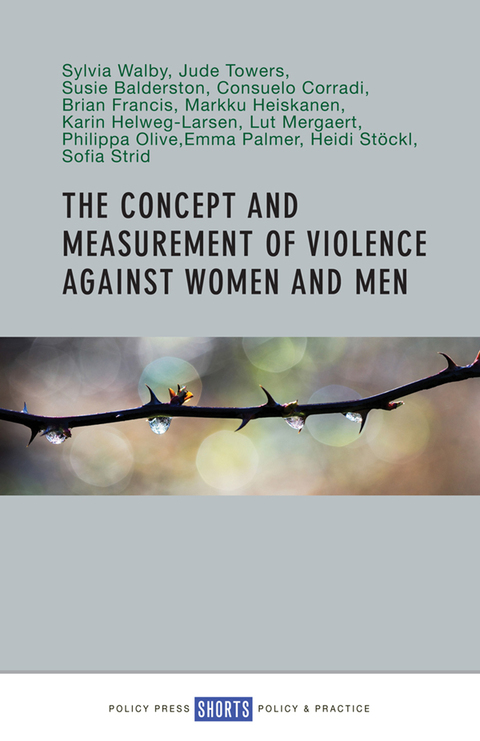 Cover image for book The concept and measurement of violence against women and men