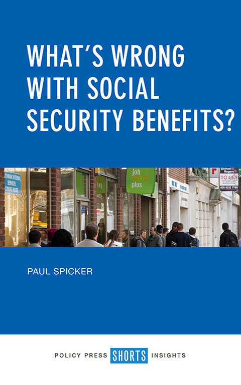 Cover image for book What’s wrong with social security benefits?