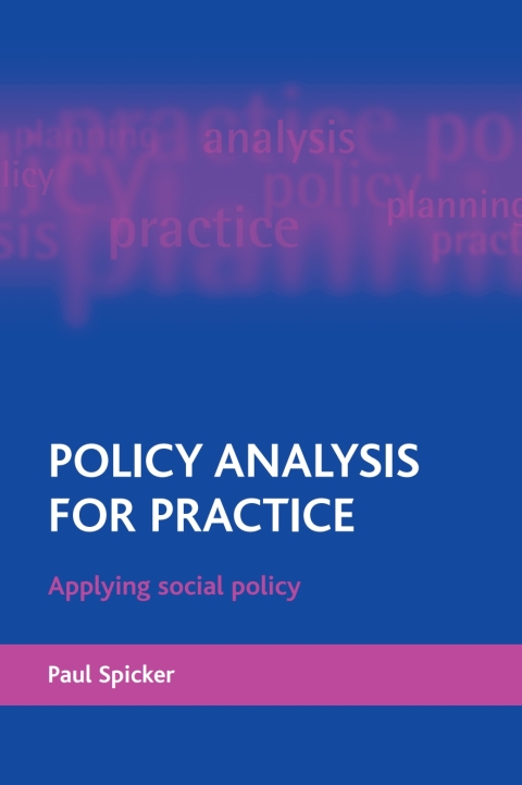Cover image for book Policy analysis for practice