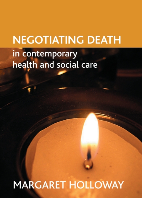Cover image for book Negotiating death in contemporary health and social care