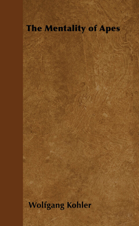 Cover image for book The Mentality of Apes