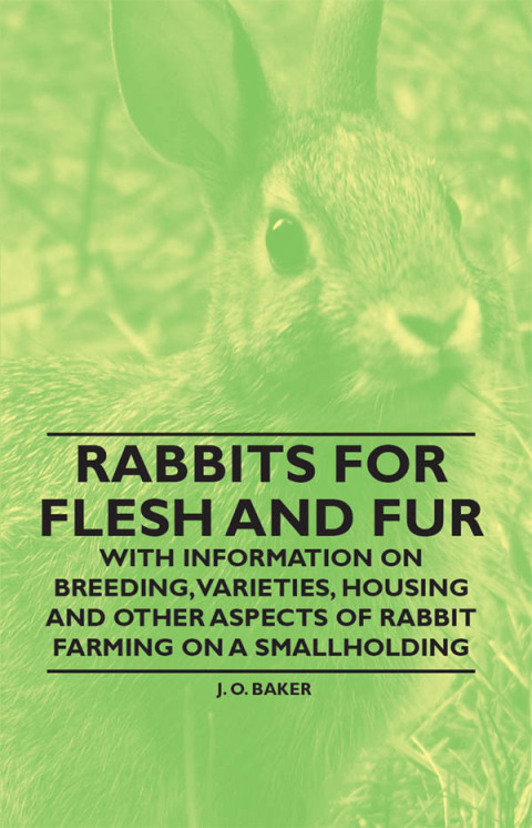 Cover image for book Rabbits for Flesh and Fur - With Information on Breeding, Varieties, Housing and Other Aspects of Rabbit Farming on a Smallholding