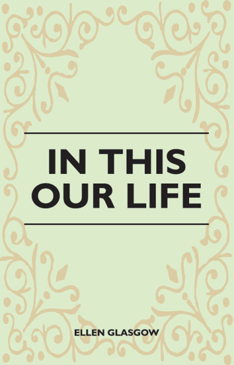 Cover image for book In This Our Life