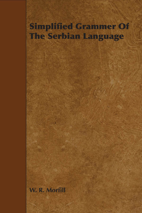 Cover image for book Simplified Grammer of the Serbian Language