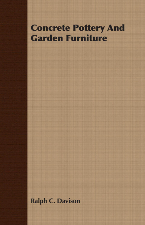 Cover image for book Concrete Pottery and Garden Furniture