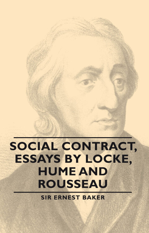 Cover image for book Social Contract, Essays by Locke, Hume and Rousseau