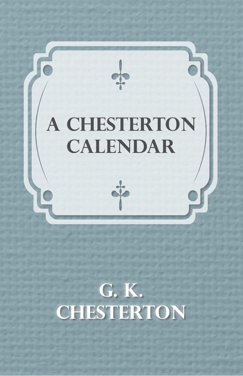 Cover image for book A Chesterton Calendar