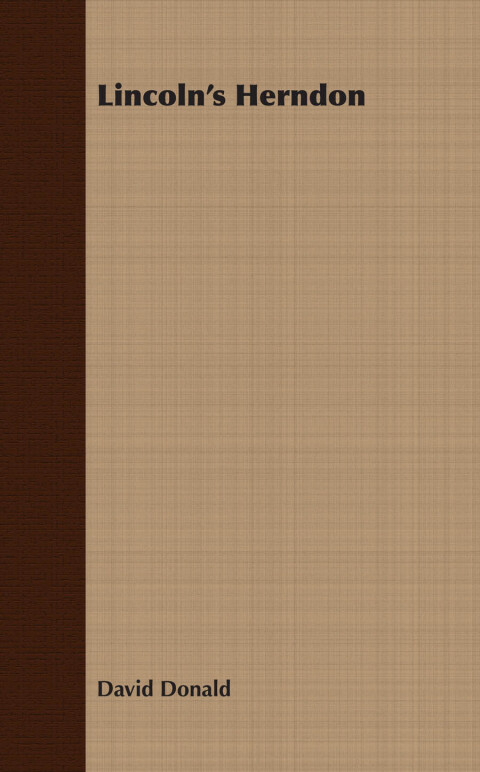 Cover image for book Lincoln's Herndon