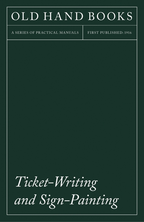 Cover image for book Ticket-Writing and Sign-Painting