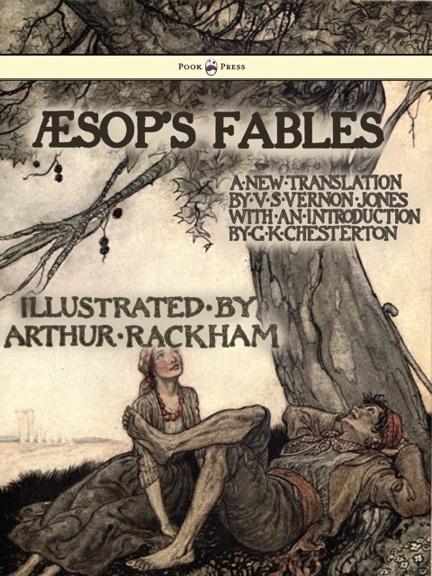 Cover image for book Aesop's Fables - Illustrated by Arthur Rackham