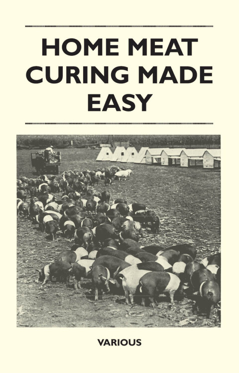 Cover image for book Home Meat Curing Made Easy