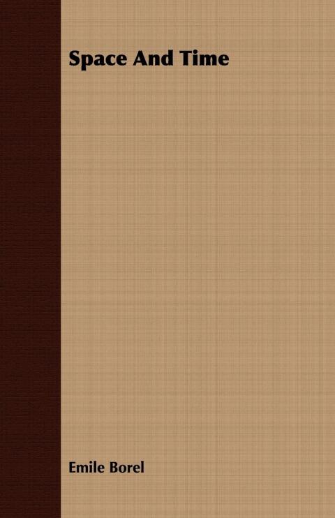 Cover image for book Space And Time