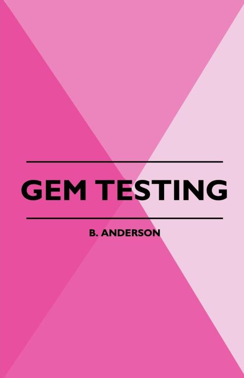 Cover image for book Gem Testing