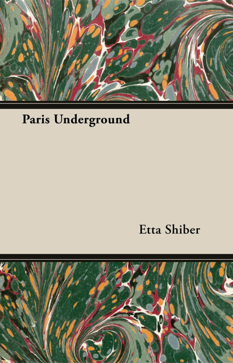 Cover image for book Paris Underground