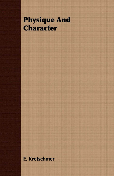 Cover image for book Physique And Character