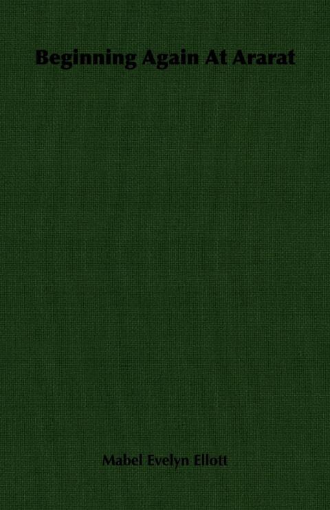 Cover image for book Beginning Again At Ararat