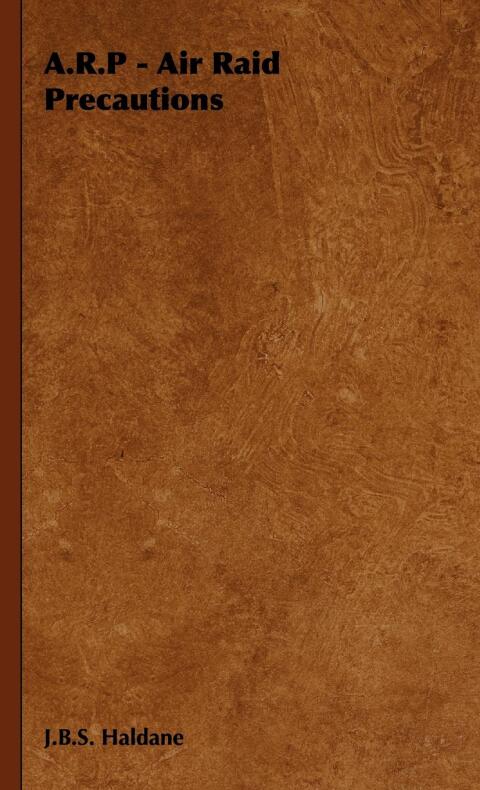 Cover image for book A.R.P - Air Raid Precautions