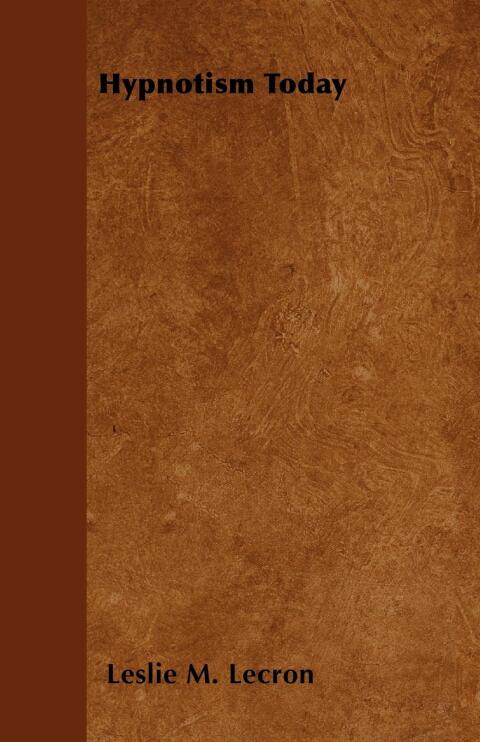 Cover image for book Hypnotism Today