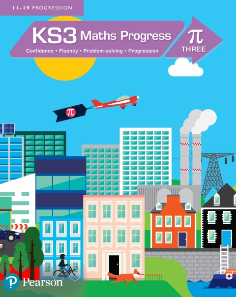 Cover image for book KS3 Maths Progress Student Book Pi 3 Kindle Edition