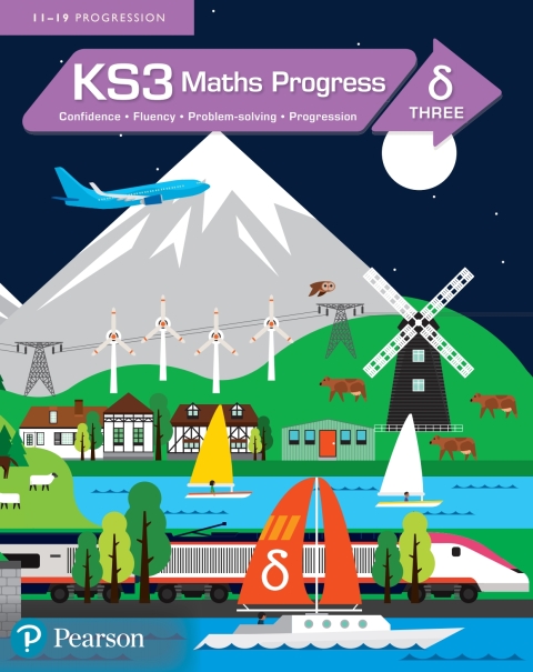 Cover image for book KS3 Maths Progress Student Book Delta 3 Kindle Edition