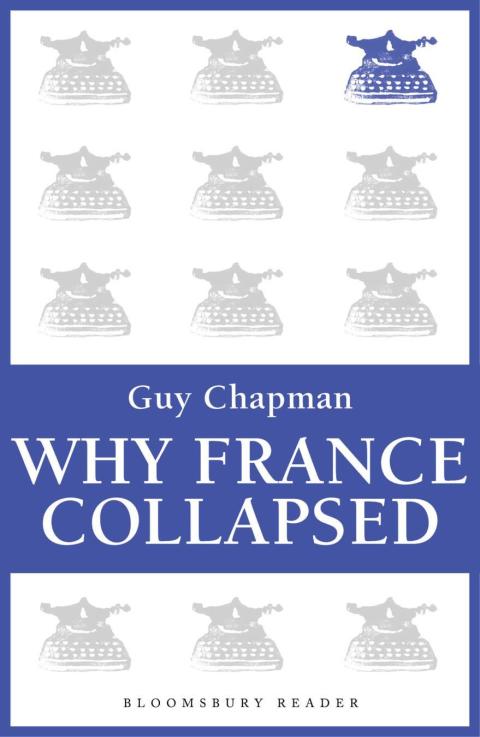 Cover image for book Why France Collapsed