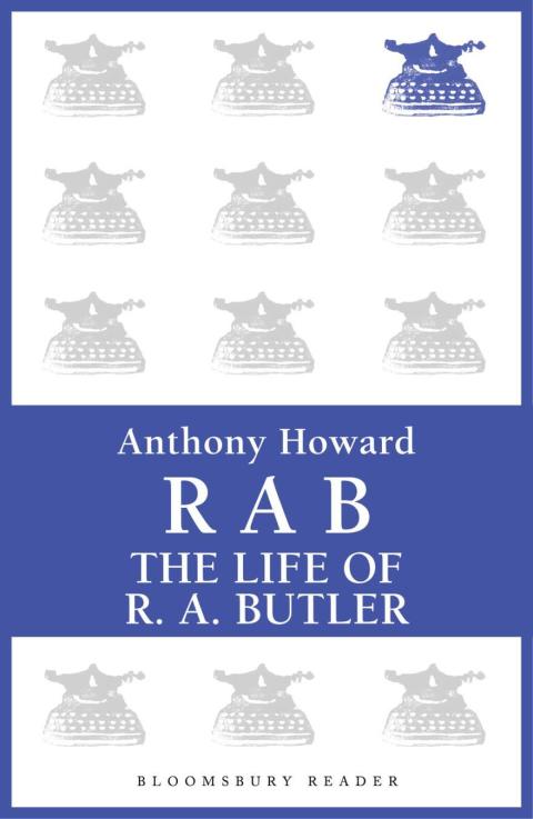 Cover image for book RAB: The Life of R.A. Butler