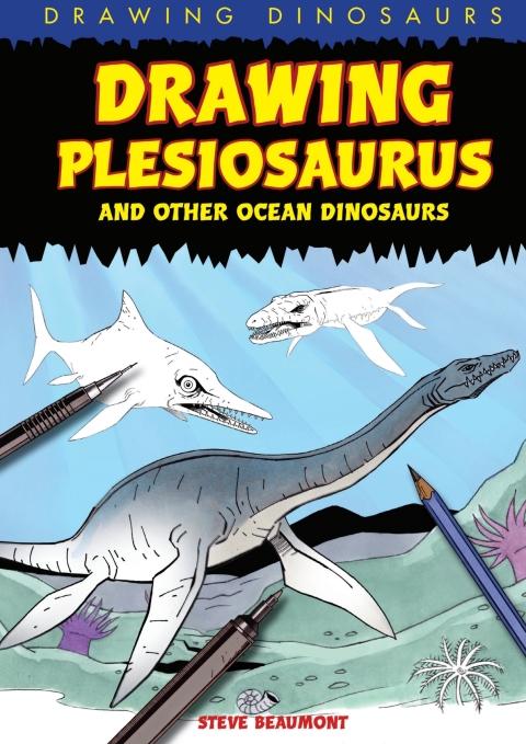 Cover image for book Drawing Plesiosaurus and Other Ocean Dinosaurs