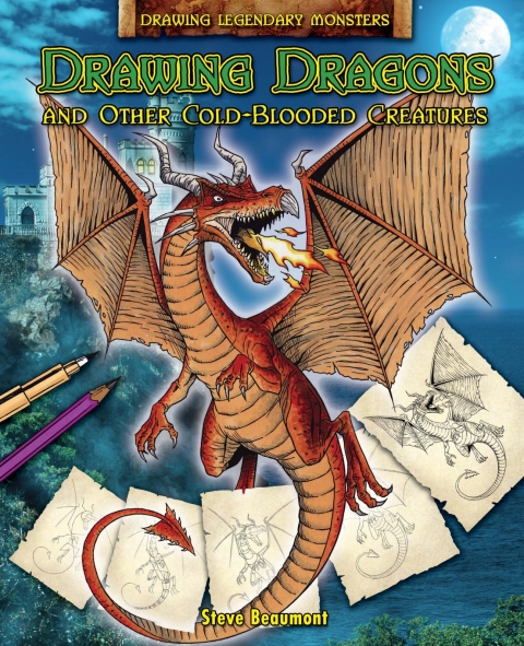 Cover image for book Drawing Dragons and Other Cold-Blooded Creatures
