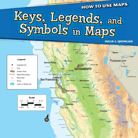 Cover image for book Keys, Legends, and Symbols in Maps