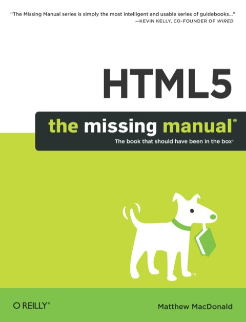 Cover image for book HTML5: The Missing Manual