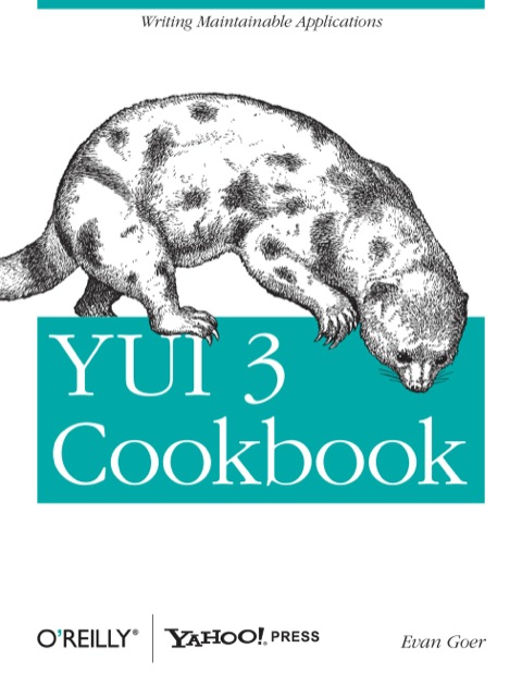 Cover image for book YUI 3 Cookbook