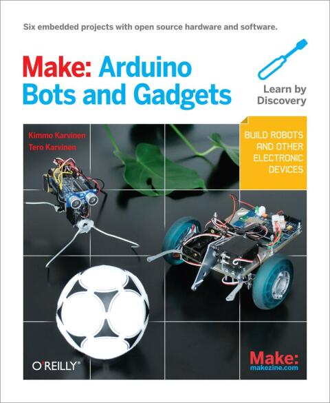 Cover image for book Make: Arduino Bots and Gadgets