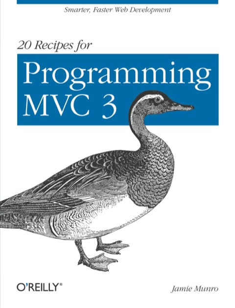 Cover image for book 20 Recipes for Programming MVC 3