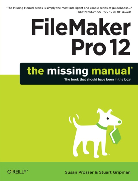 Cover image for book FileMaker Pro 12: The Missing Manual