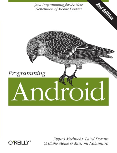 Cover image for book Programming Android