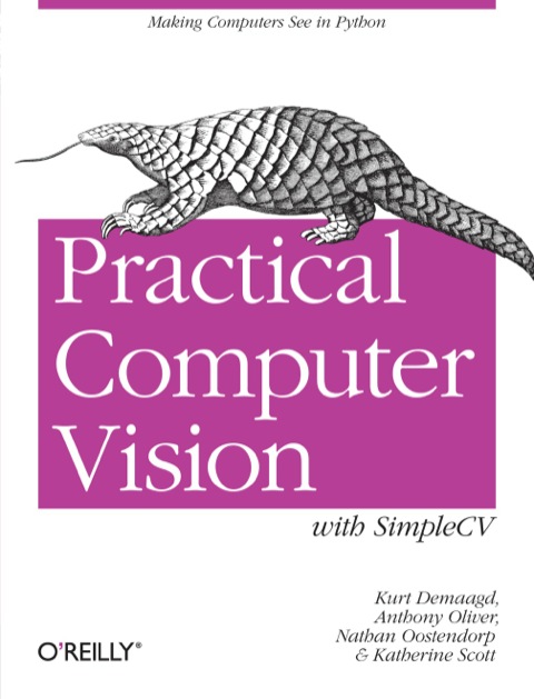 Cover image for book Practical Computer Vision with SimpleCV