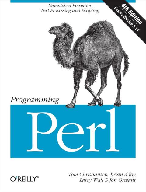 Cover image for book Programming Perl