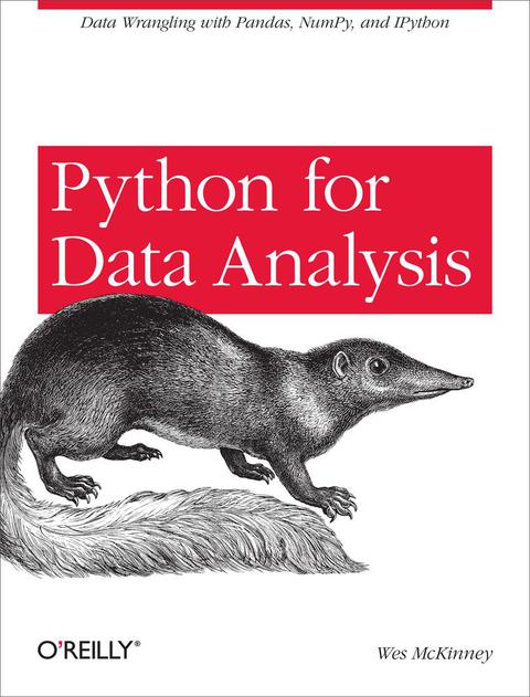 Cover image for book Python for Data Analysis