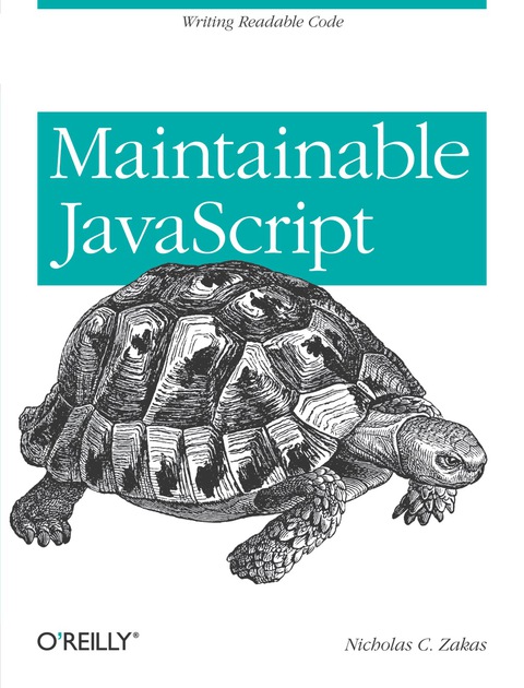 Cover image for book Maintainable JavaScript