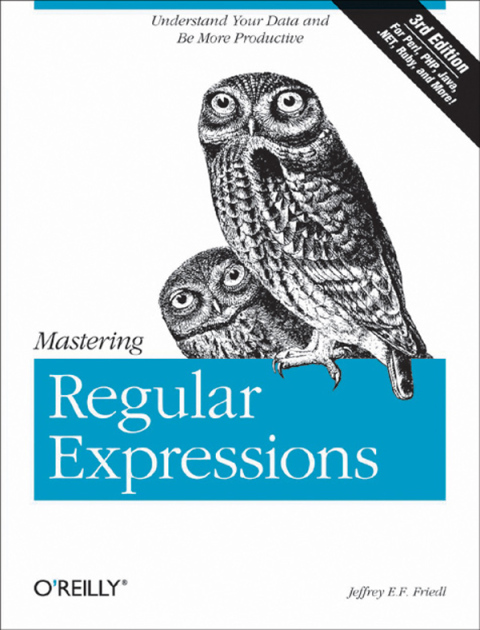 Cover image for book Mastering Regular Expressions