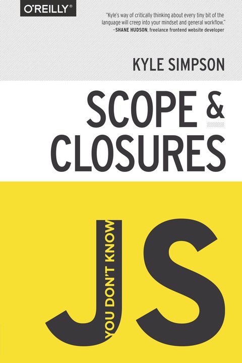 Cover image for book You Don't Know JS: Scope & Closures