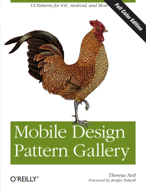 Cover image for book Mobile Design Pattern Gallery, Color Edition