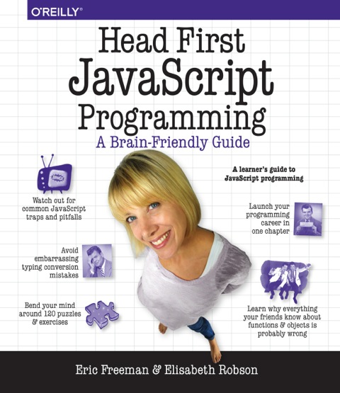Cover image for book Head First JavaScript Programming