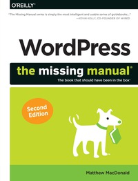 Cover image: WordPress: The Missing Manual 2nd edition 9781449341909
