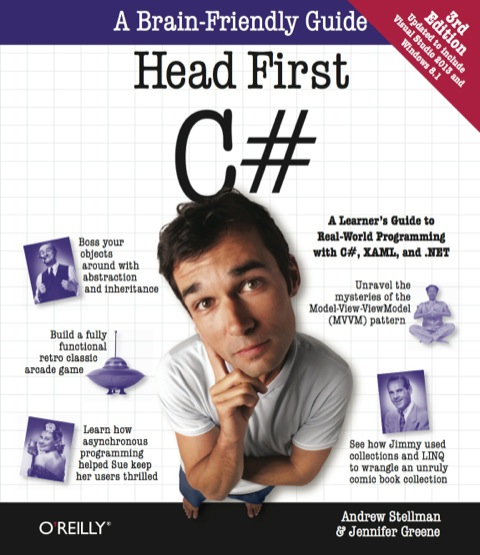 Cover image for book Head First C#