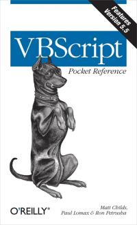 Cover image: VBScript Pocket Reference 1st edition 9780596001261