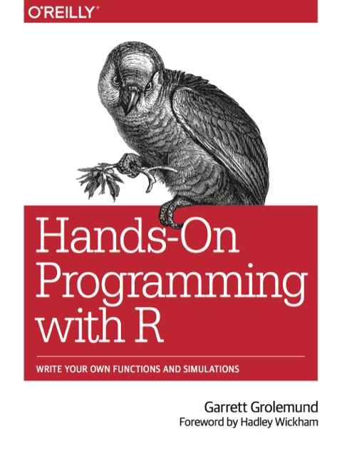 Cover image for book Hands-On Programming with R