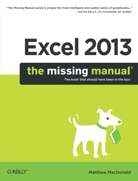 Cover image for book Excel 2013: The Missing Manual
